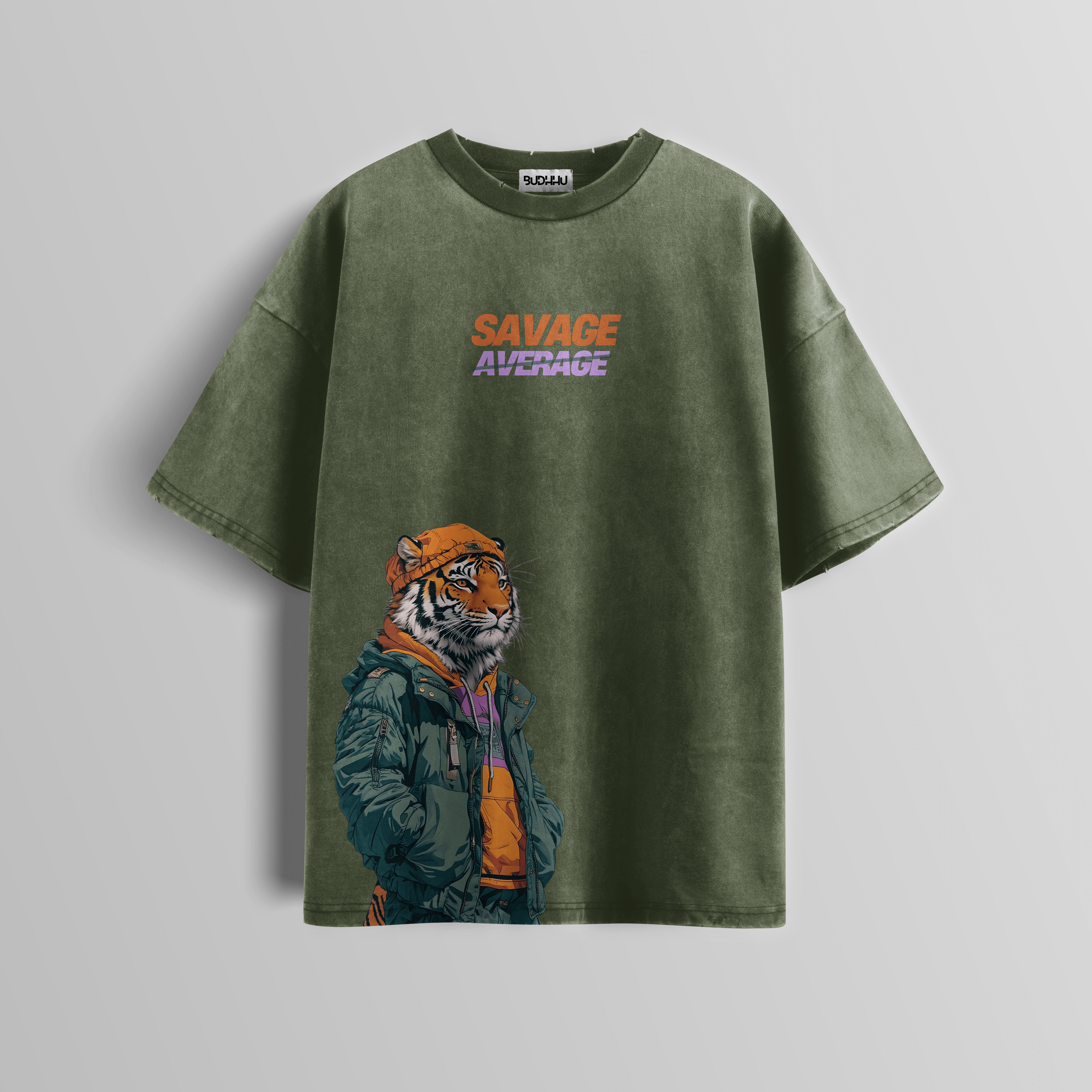 Savage Stride Acid Wash Tee