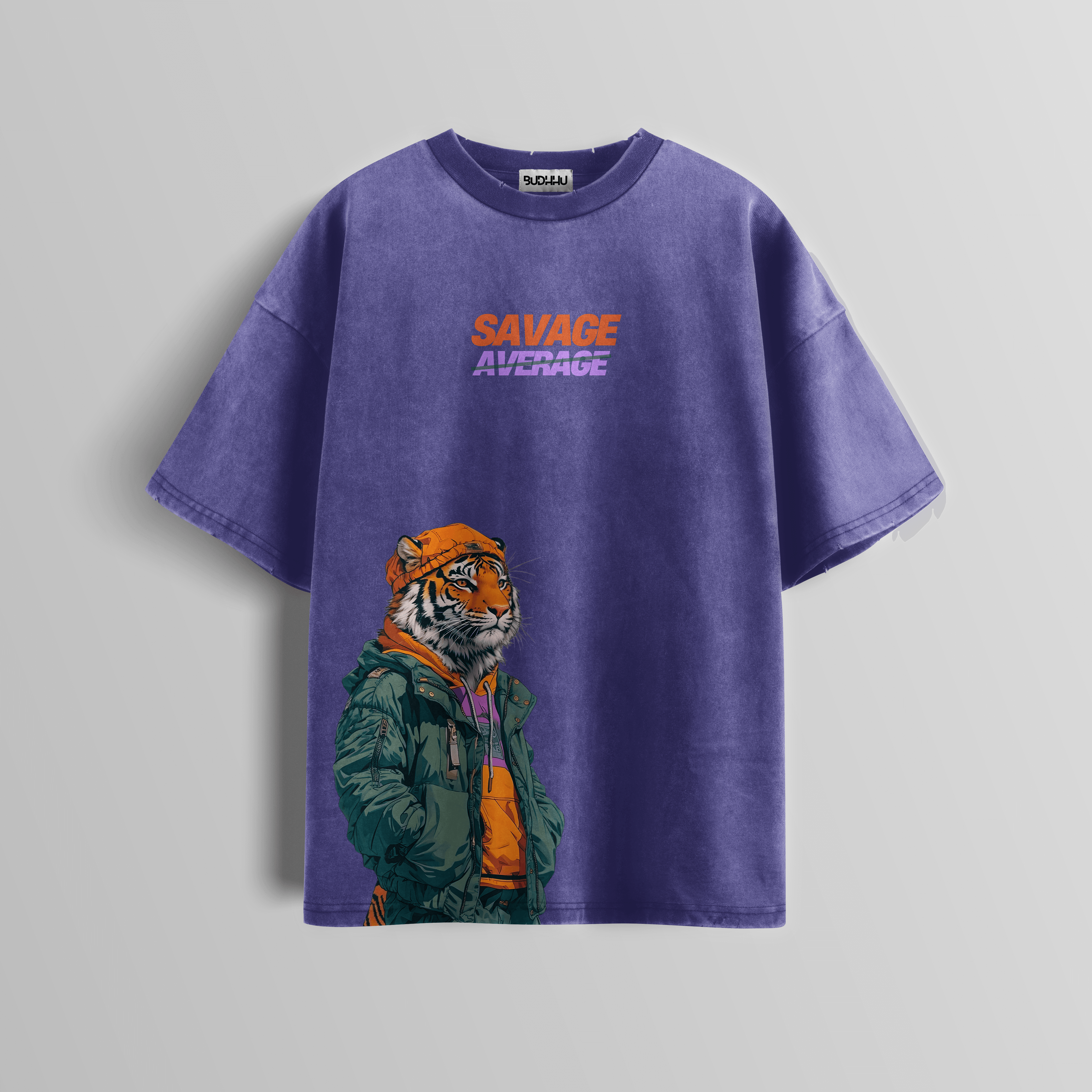 Savage Stride Acid Wash Tee