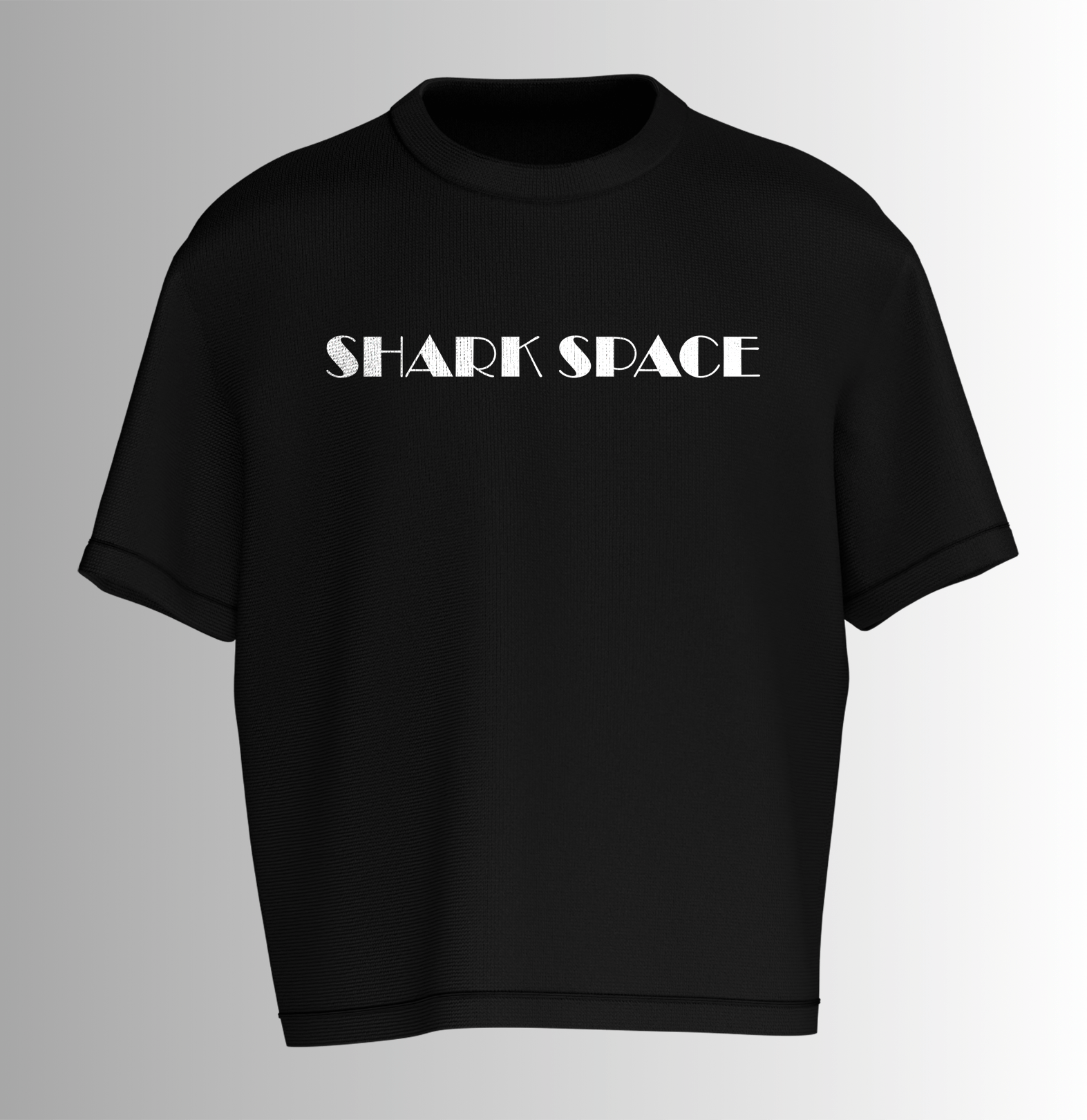 Shark Puff Printed Cotton Oversized Tee