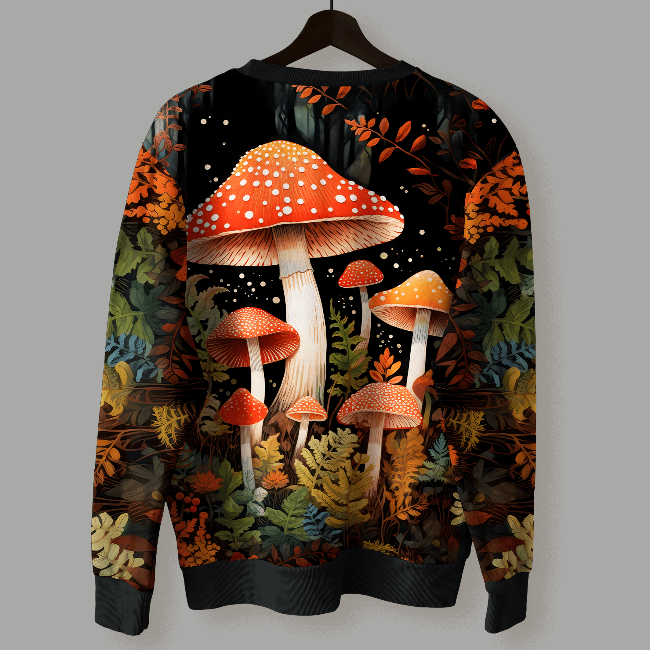 Shroomed Wonderland Printed Sweatshirt