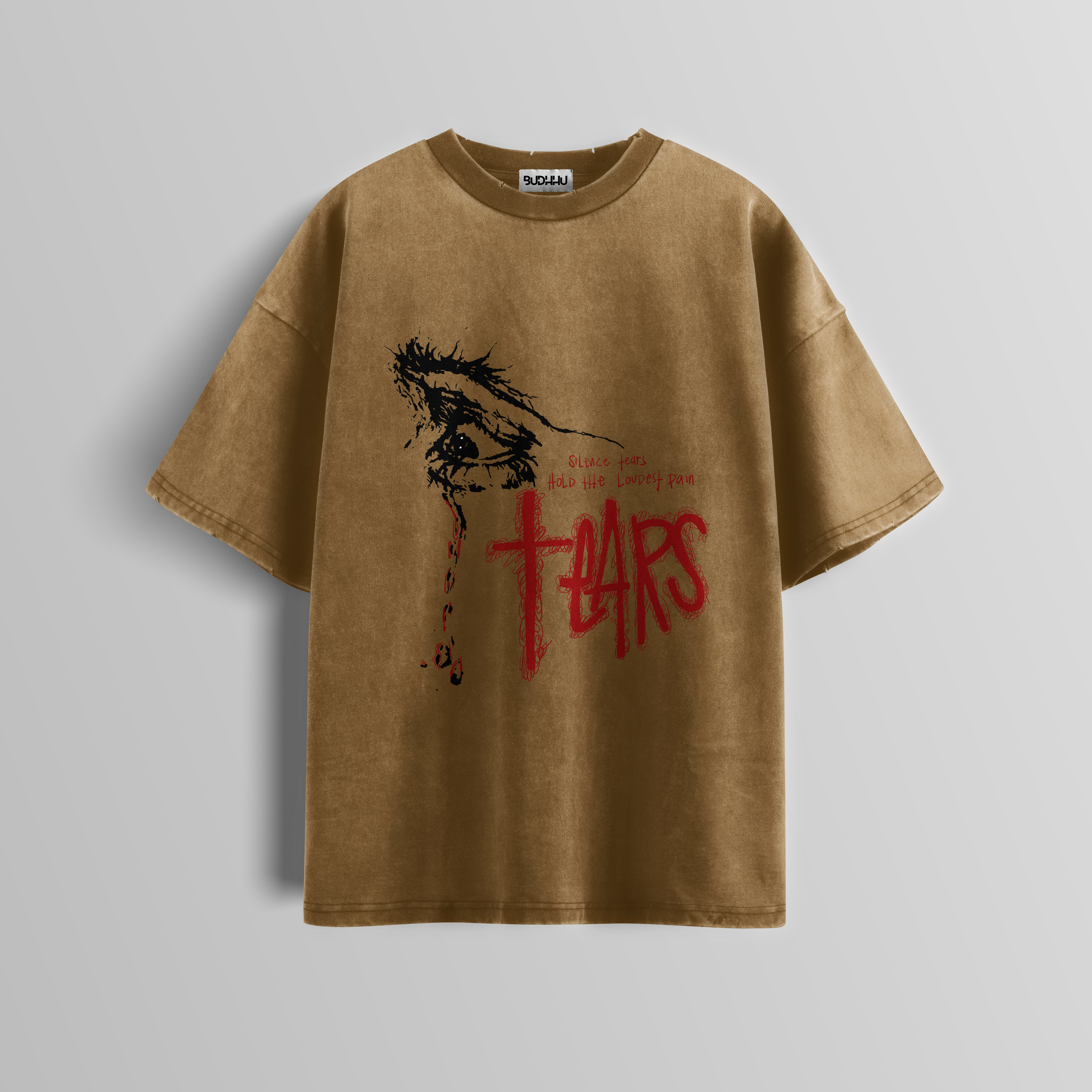 Silent Tears Acid Wash Tee