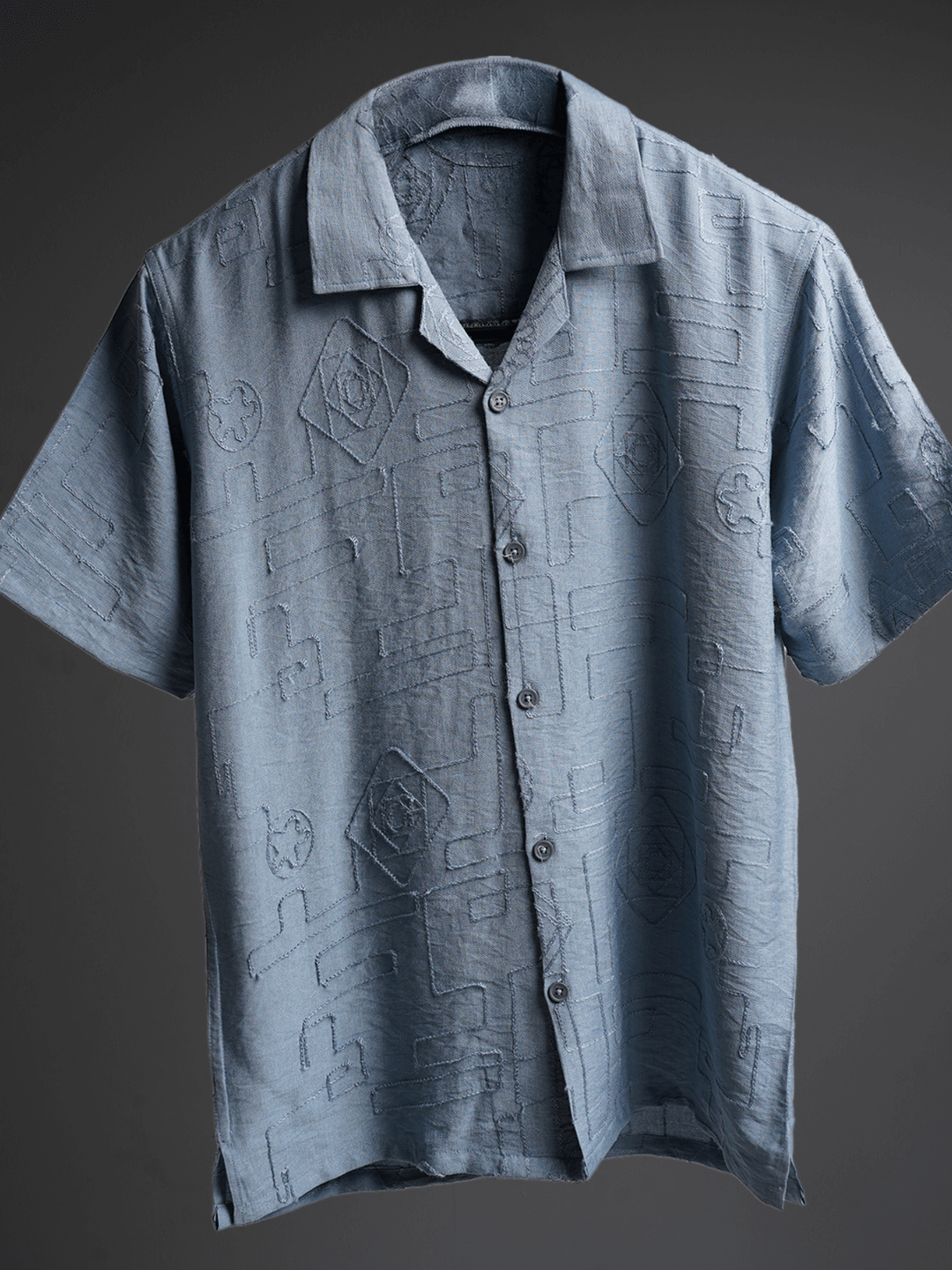 Silver Sky Knitted Shirt