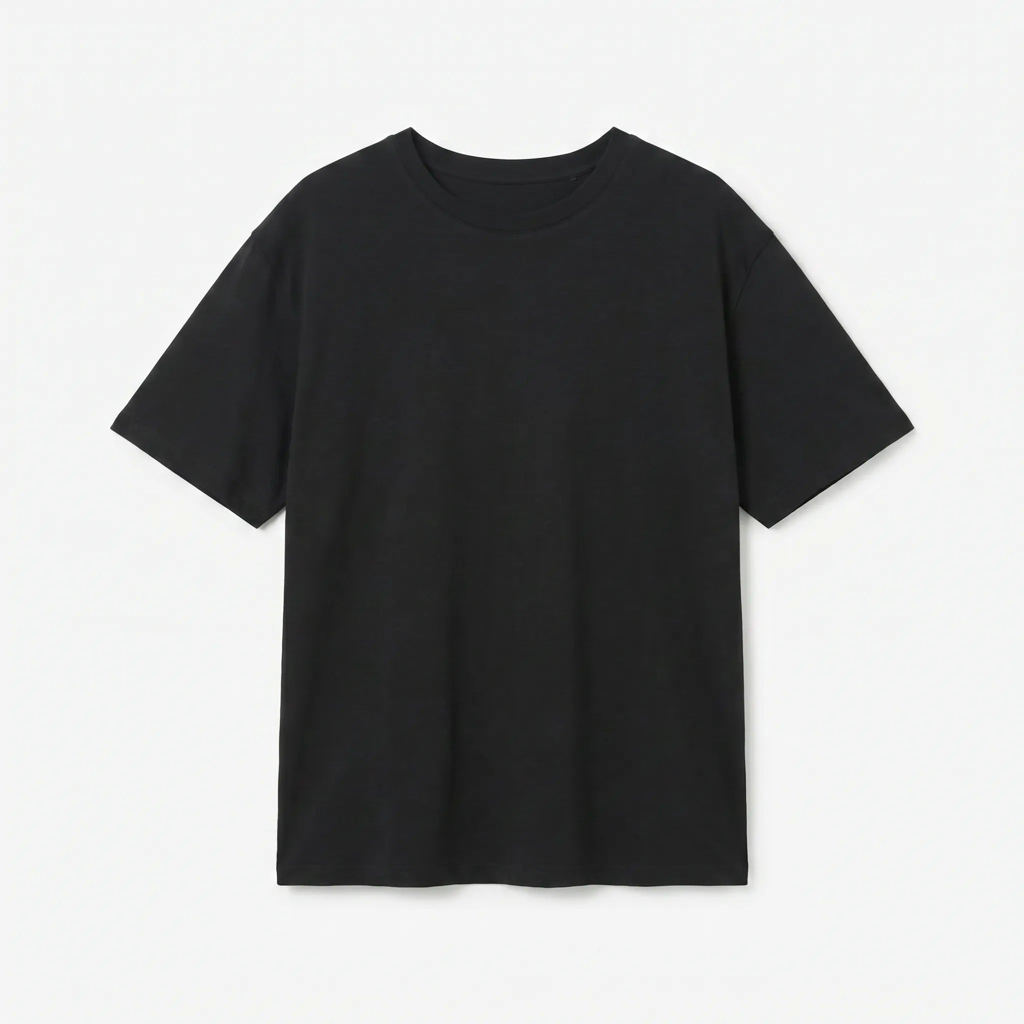 Premium Cotton Relaxed T-Shirt Black CLAZZEY