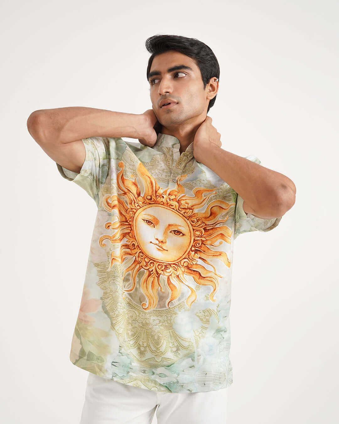White Heat Short Kurta - CLAZZEY