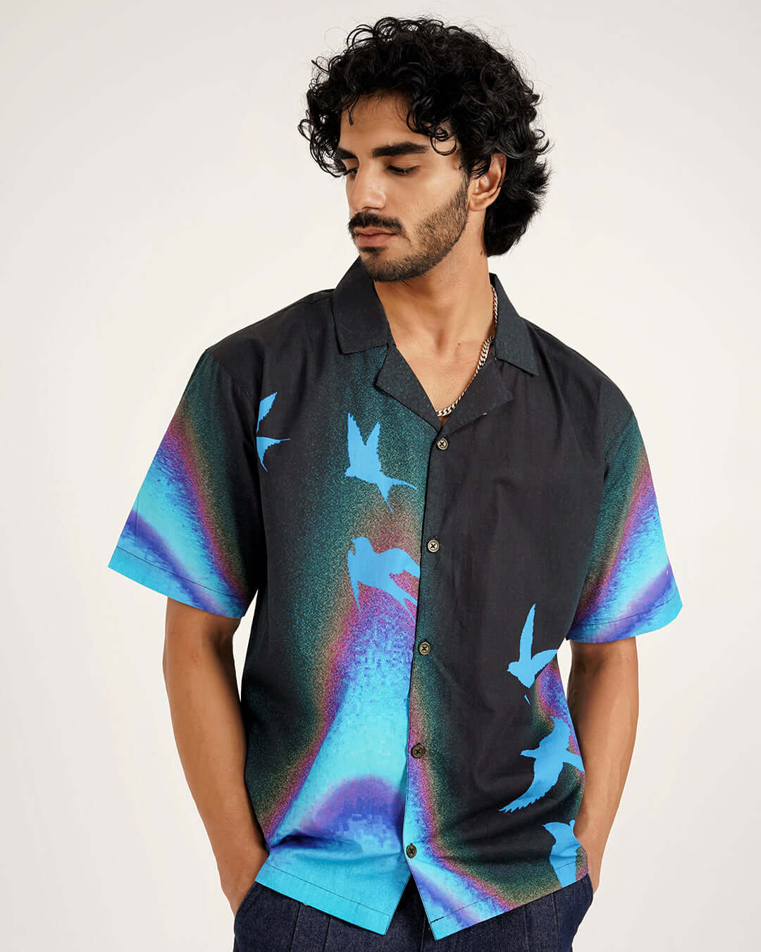 Wings of Freedom Cotton Shirt – Designer Printed Shirt