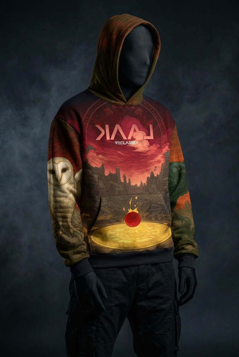 KAAL Dark Age Hoodie – Mythic Streetwear Print