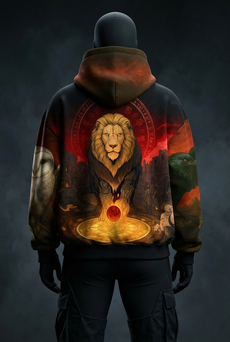 KAAL Dark Age Hoodie – Mythic Streetwear Print