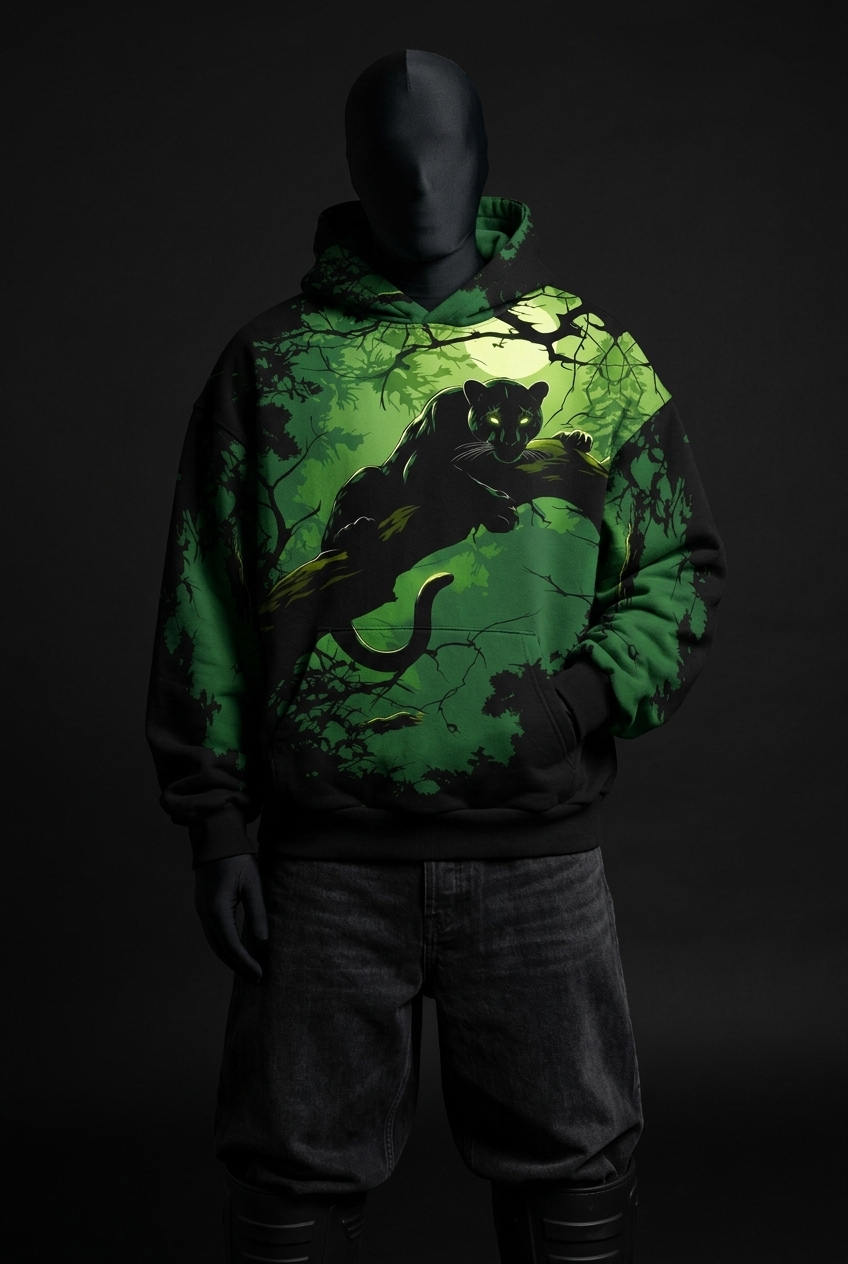 Jungle Phantom Printed Hoodie | Premium Fleece Hoodie