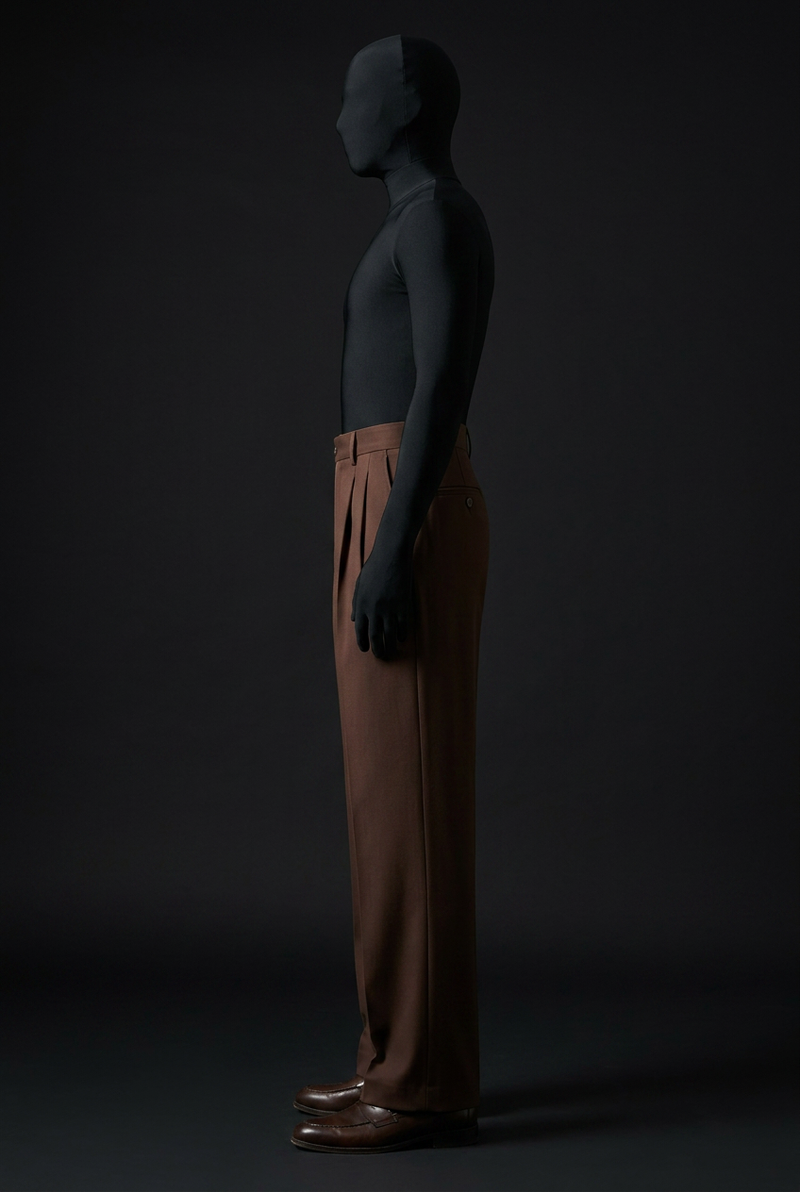 Cocoa Brown Stretch Pants for Warm and Comfortable