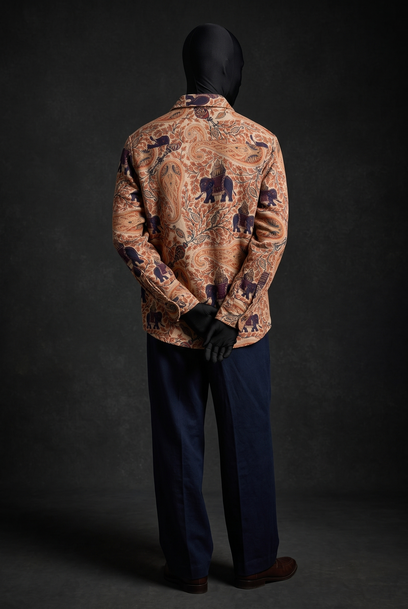 Elephant Memoir Over Shirt – Premium Jacquard Over Shirts