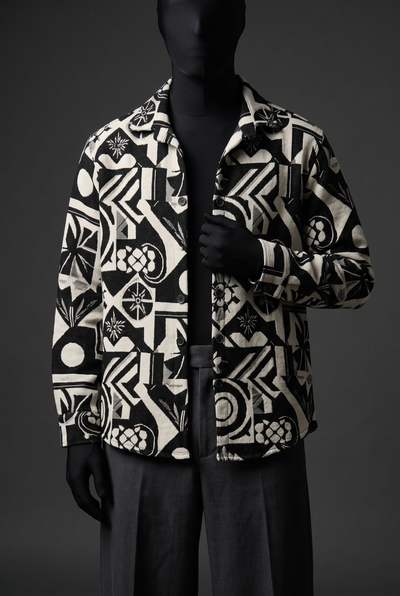 Graphic Illusion Over Shirt– Comfortable Over Shirts