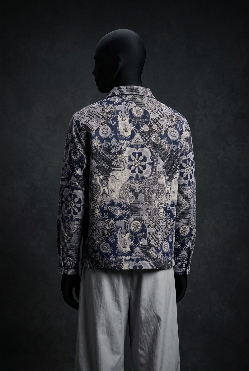 Navy Nebula Over Shirt – Premium Unisex Over Shirts
