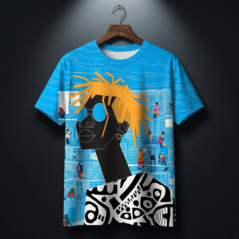 Afro Future Printed Tee