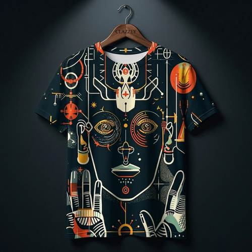 Futuristic Oracle Printed Tee