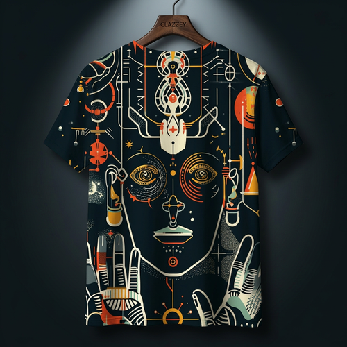 Futuristic Oracle Printed Tee