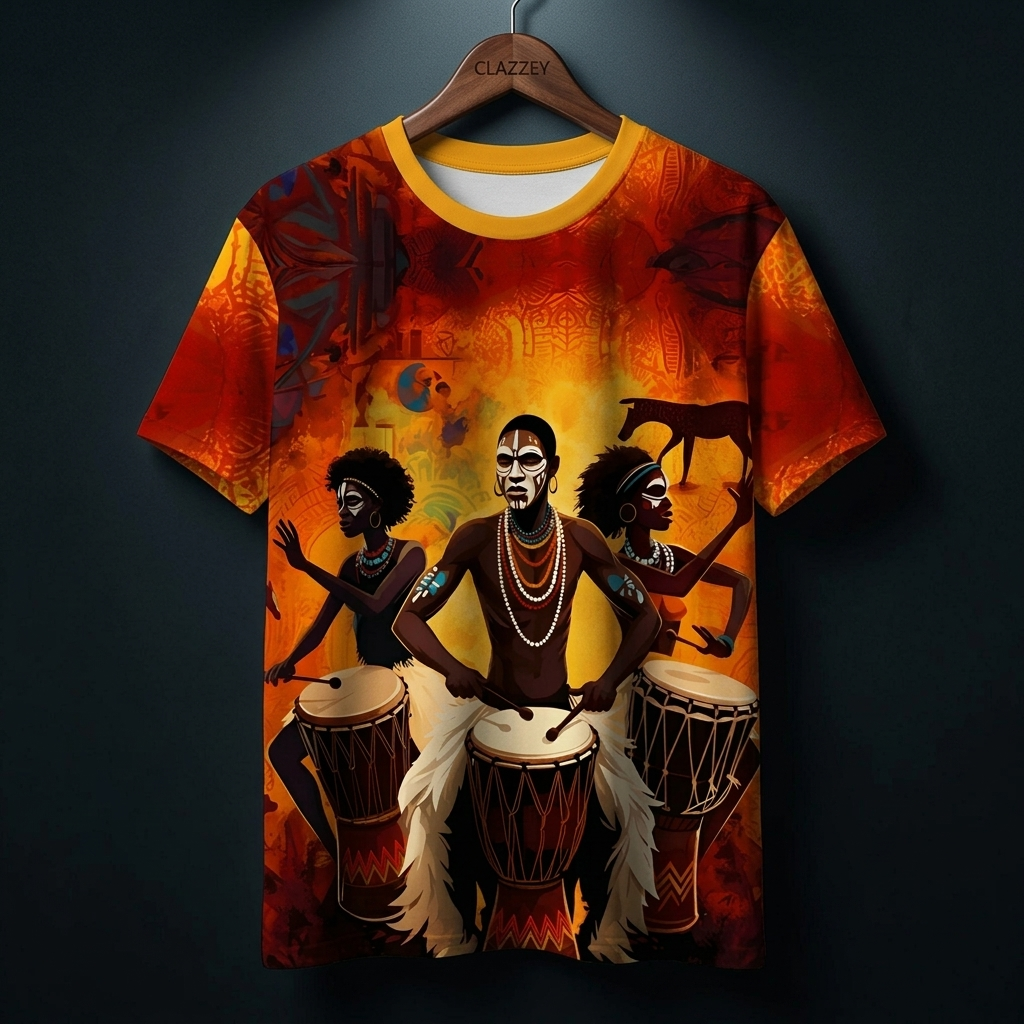 Tribal Rhythms Printed Tee
