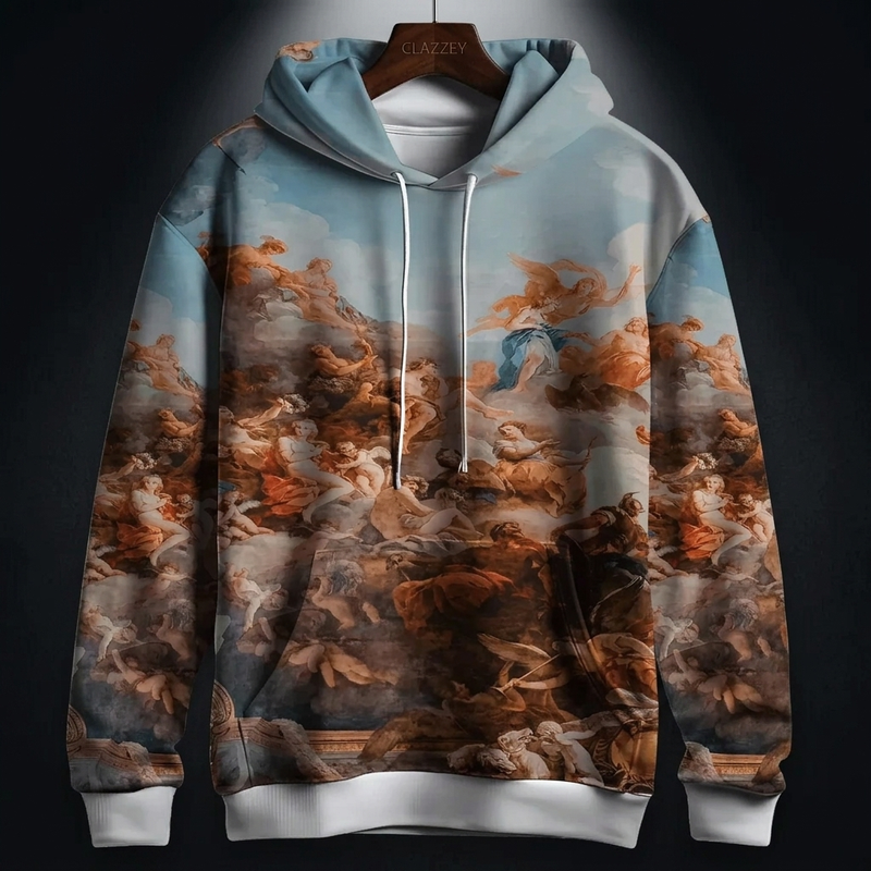 Baroque Visions Printed Hoodie