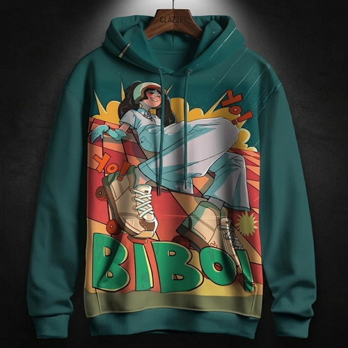 Bibo Blast Printed Hoodie