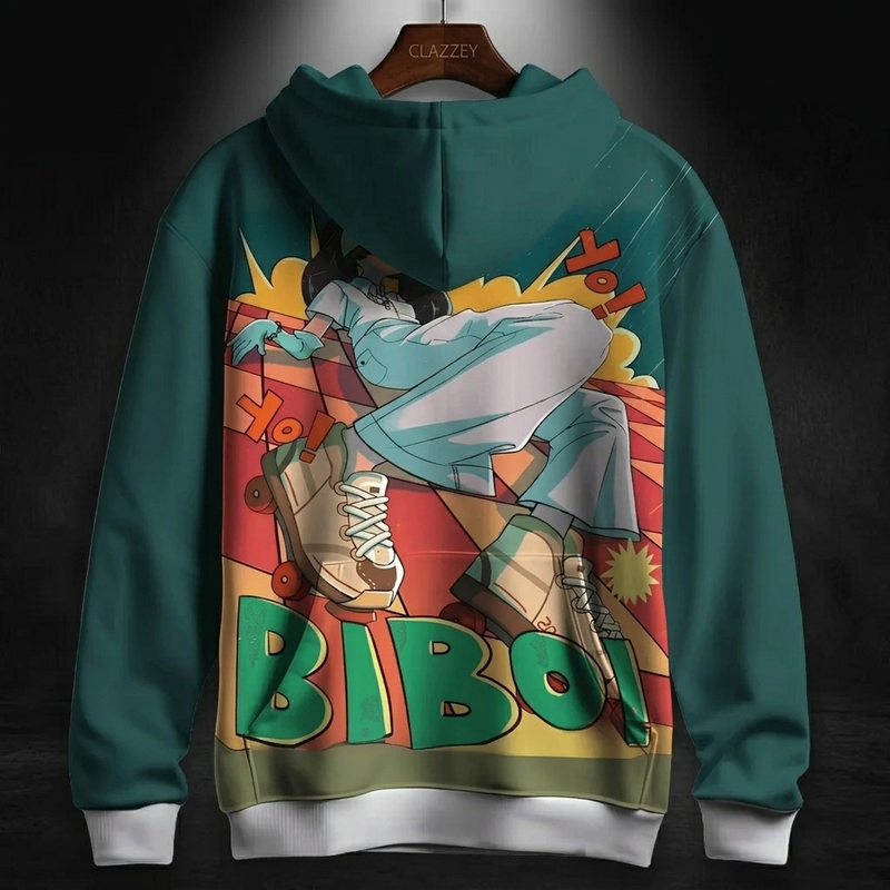Bibo Blast Printed Hoodie