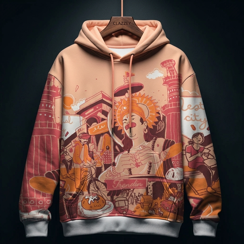 Celestial City Printed Hoodie