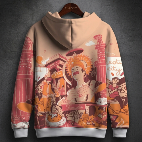 Celestial City Printed Hoodie