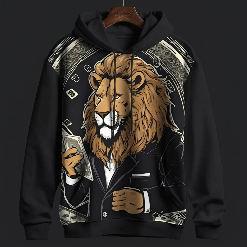 Savage Tycoon Printed Hoodie
