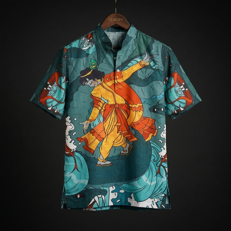 Krishan Leela Short Kurta