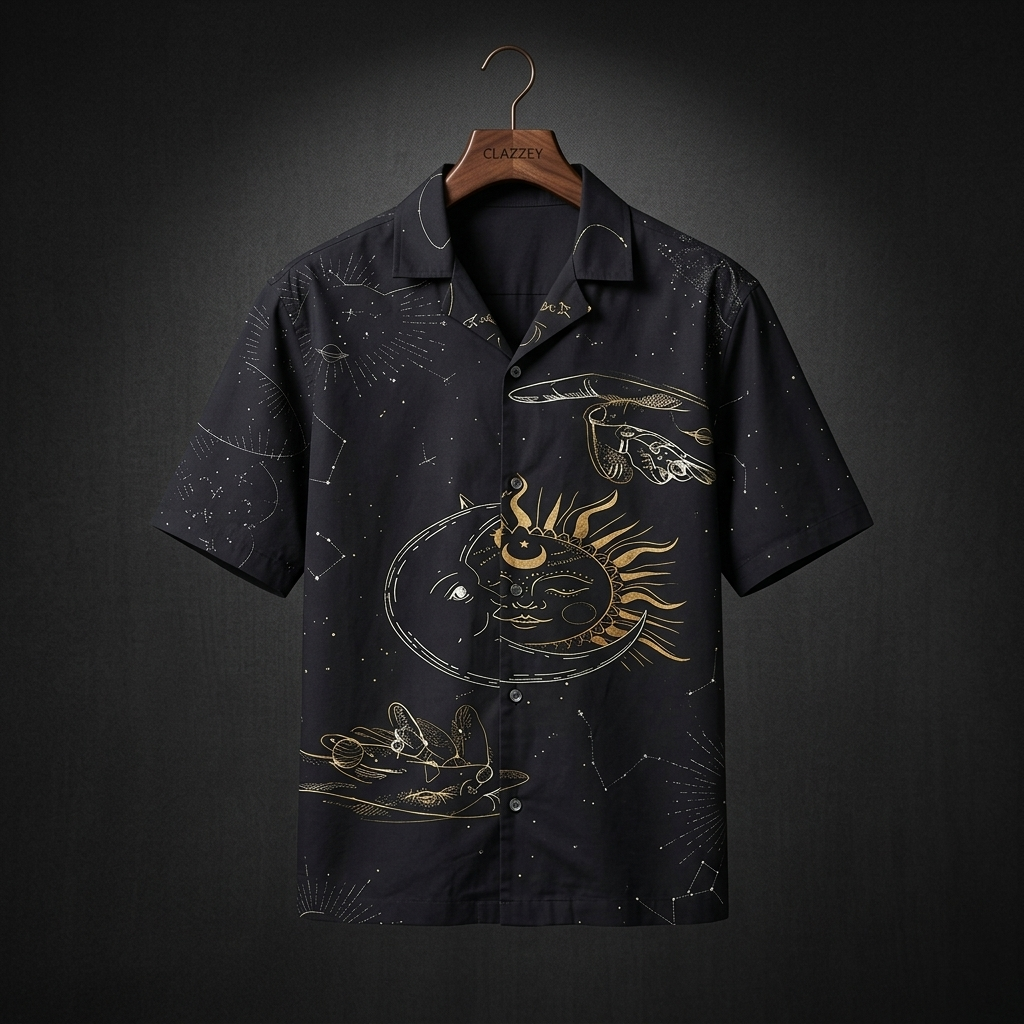 Zodiac Flow Cotton Shirt - Premium 100% Cotton