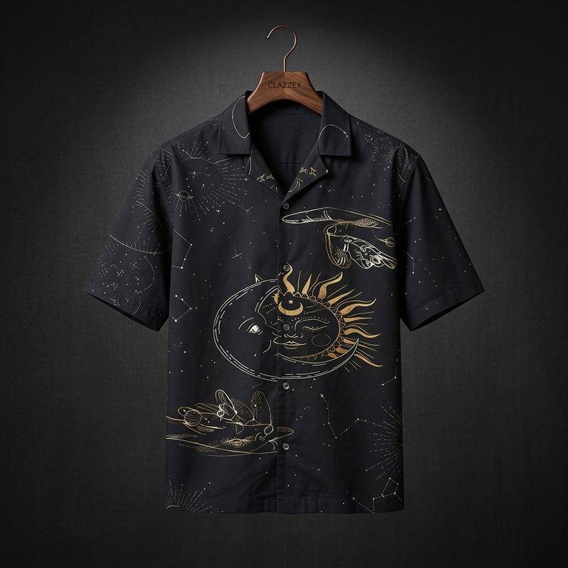 Zodiac Flow Cotton Shirt - Premium 100% Cotton