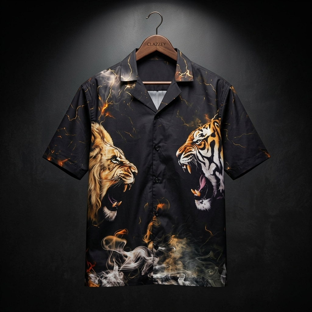 Alpha Inferno Cotton Shirt – Designer Printed Shirt