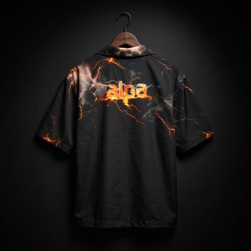 Alpha Inferno Cotton Shirt – Designer Printed Shirt