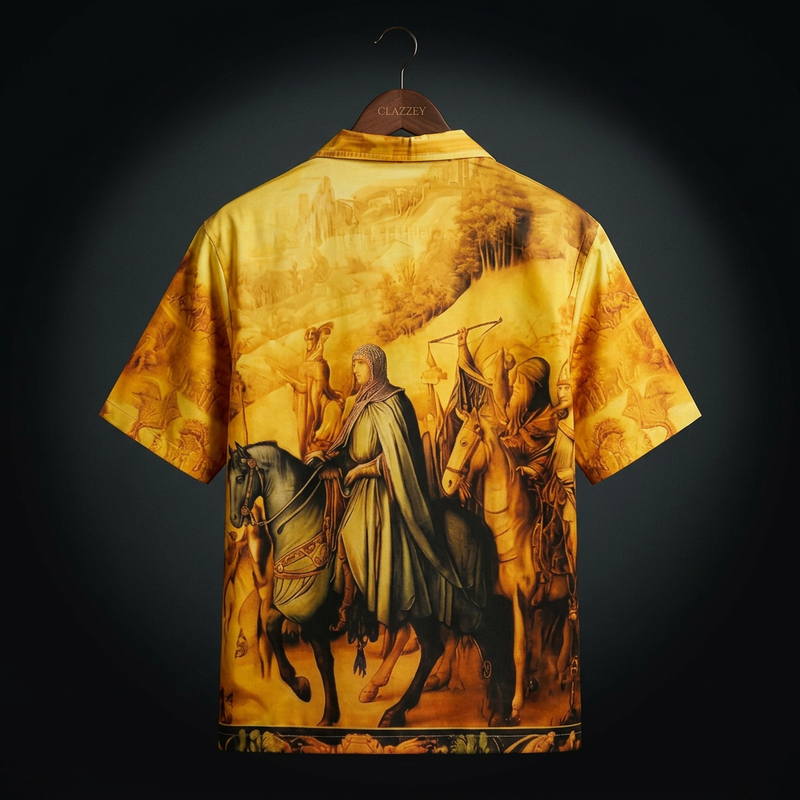 Golden Odyssey Cotton Shirt – Premium Shirt for Men