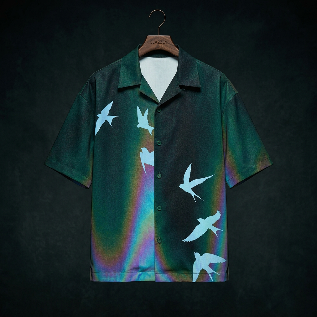 Wings of Freedom Cotton Shirt – Designer Printed Shirt
