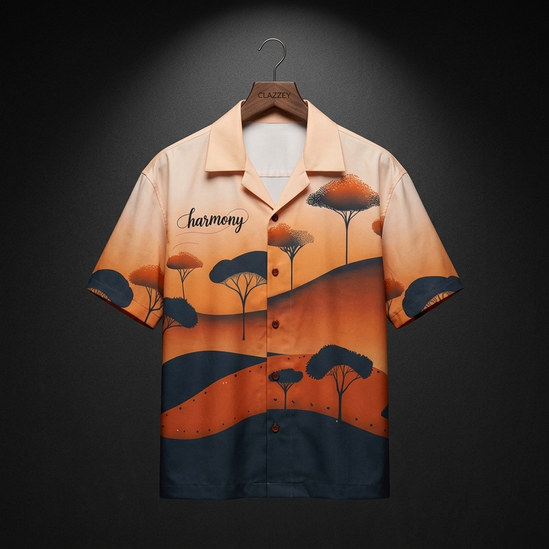 Harmony Sunset Cotton Shirt