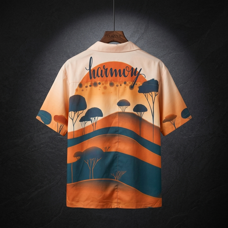 Harmony Sunset Cotton Shirt