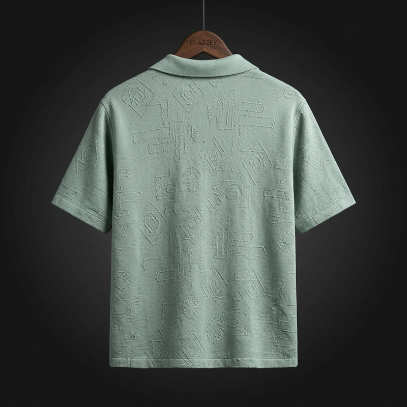 Leafy Luxe Knitted Shirt