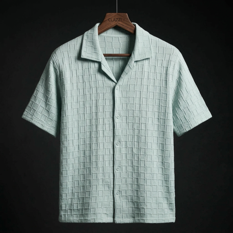 Mint Mist Knitted Shirt