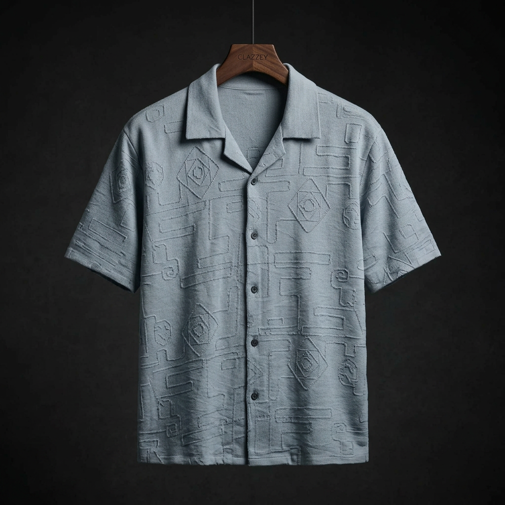 Silver Sky Knitted Shirt