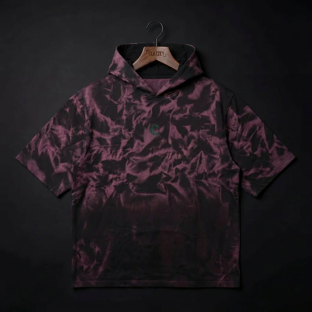 Shadow Mist Oversized Hoodie - Sleek Streetwear Comfort