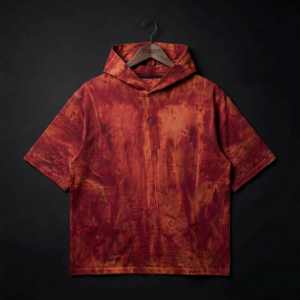 Inferno Veil Oversized Hoodie for Fiery and Bold Streetwear Style
