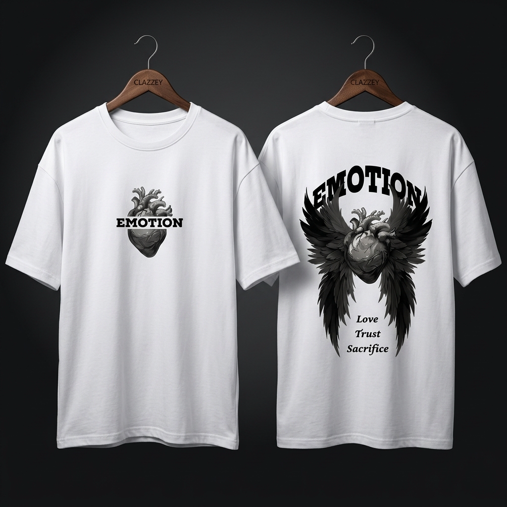 EMOTION Printed Oversize TEE