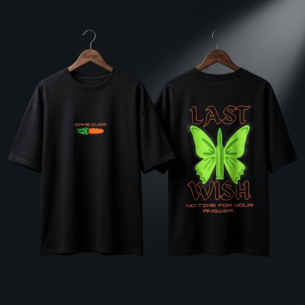 Last Wish Printed Oversize Tee