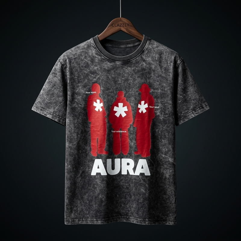 AURA PROTOCOL ACID WASH TEE