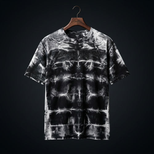 Midnight Mirage Hand Washed Tee for Bold Streetwear Expression