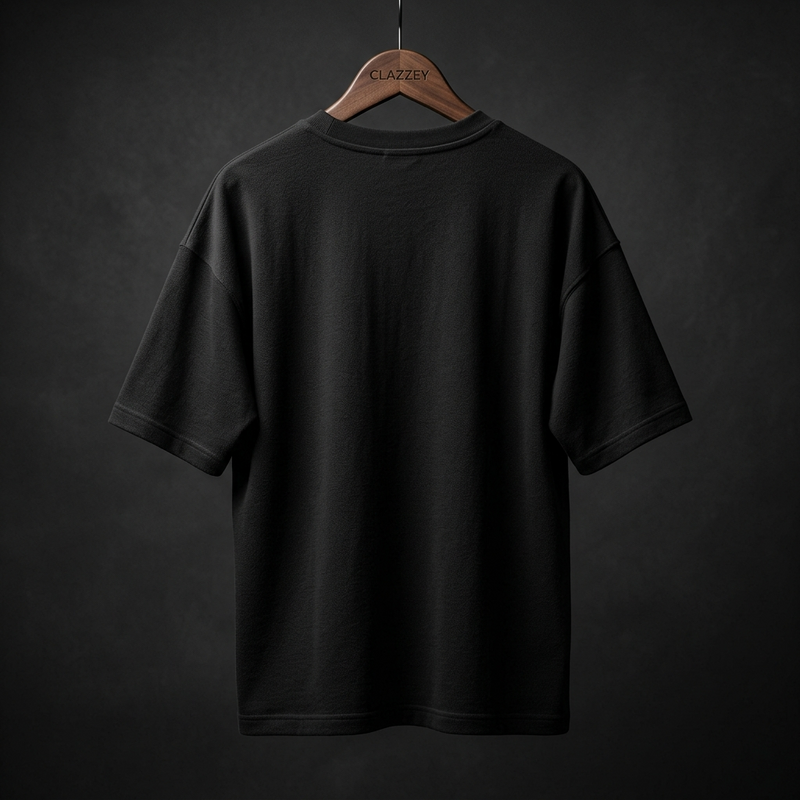 Classic Black Premium Oversized Tee