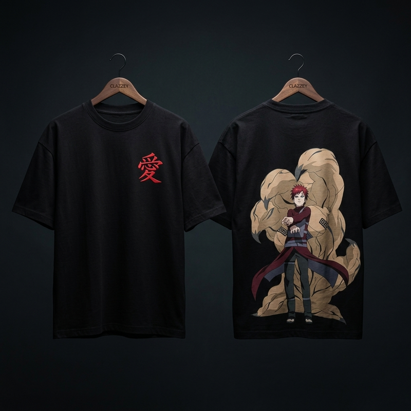 Gara Signature Printed Oversized Tee