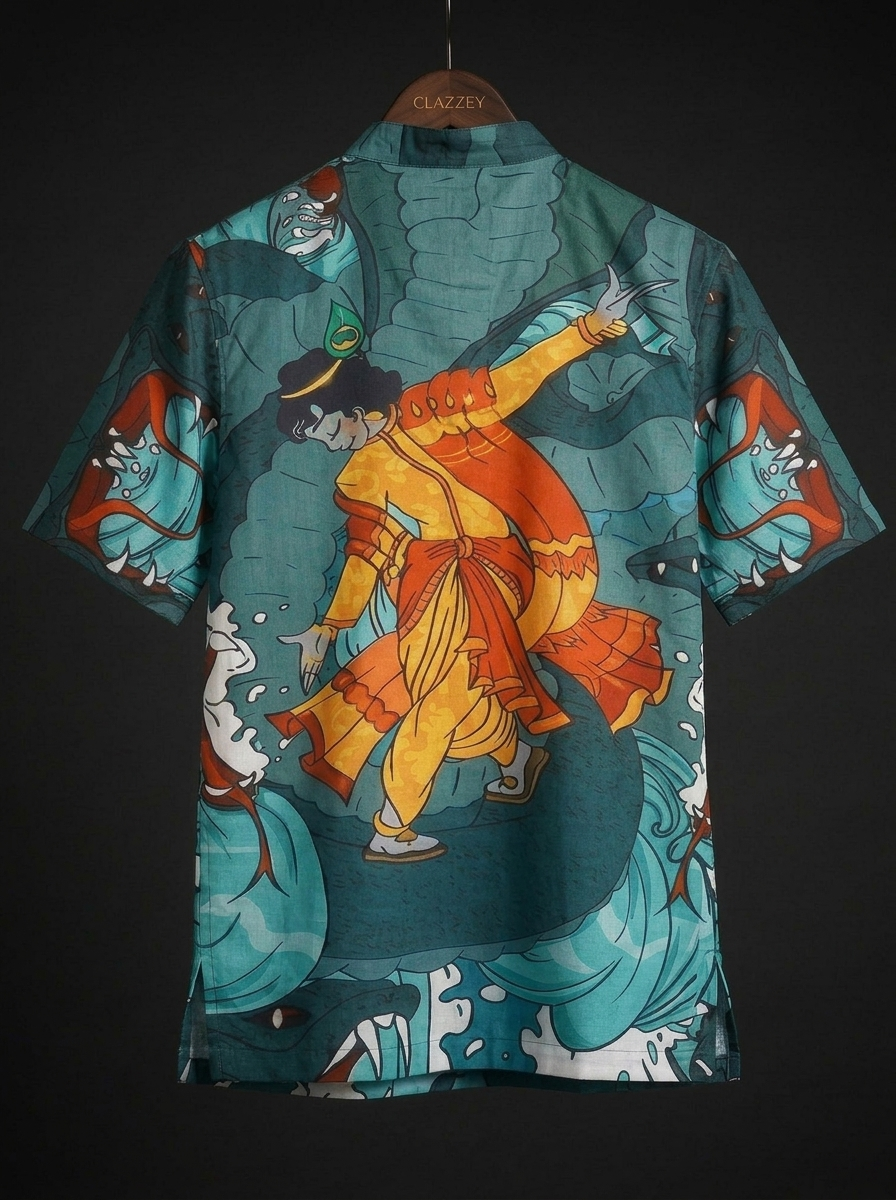 Krishan Leela Short Kurta - back hanging shot