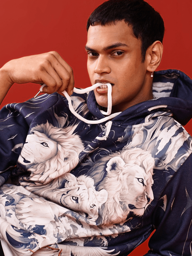 Printed Hoodie