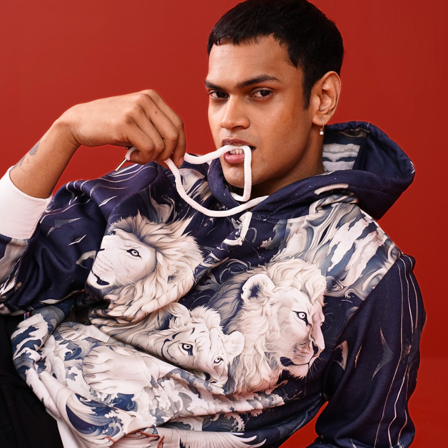 Printed Hoodie