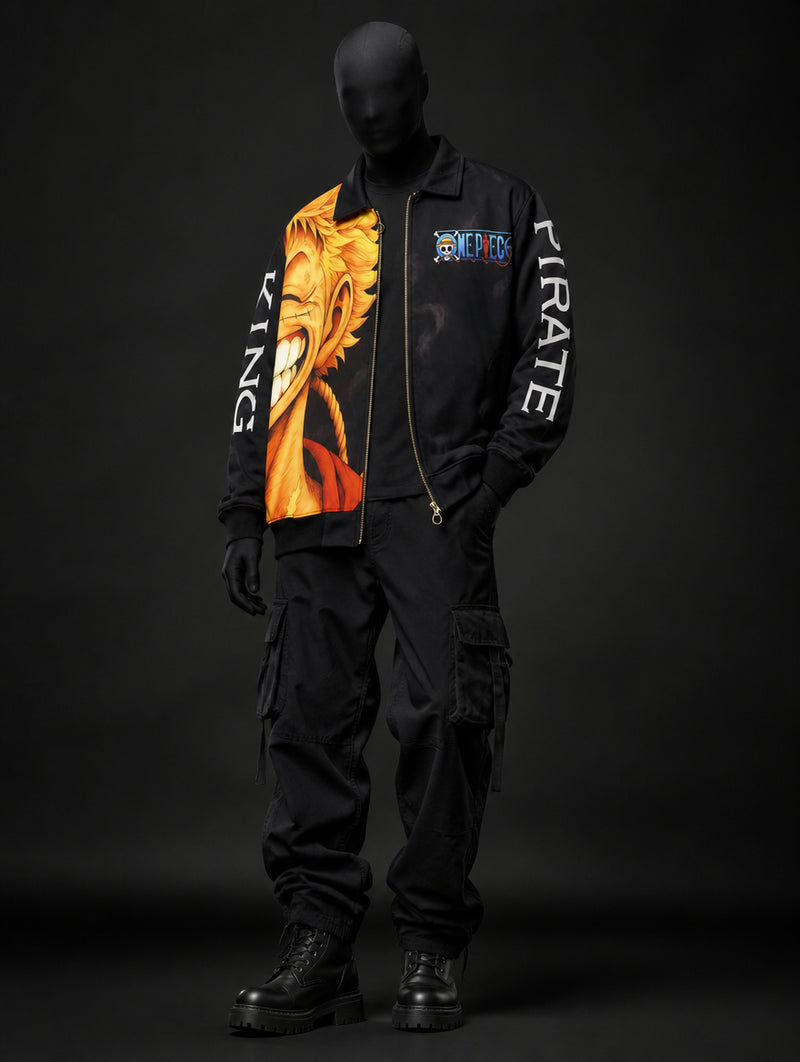 Pirate King Zip-Up Jacket – One Piece Anime winterwear – CLAZZEY